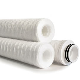 10" POLYPROPYLENE WOUND 1 MICRON FILTER CARTRIDGE